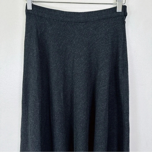 Holt Renfrew Anne Klein Vintage Wool Midi Pull On Skirt - Picture 2 of 12